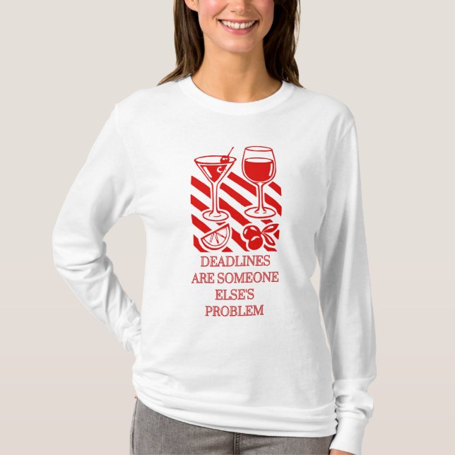Camiseta de Gerente de Escritório Aposentado Prese (Frente)
