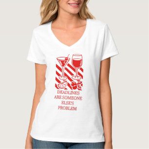 Camiseta de Gerente de Escritório Aposentado Prese