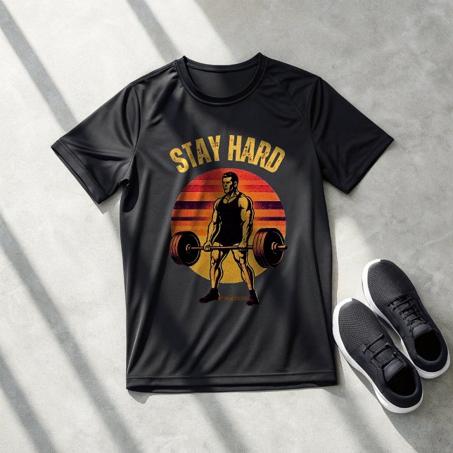 Camiseta de Ginásio de Levantamento de Peso Stay H (Criador carregado)