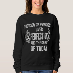 Camiseta de ginásio de motivação de fitness focada