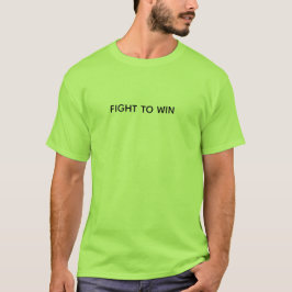 Camiseta de ginásio motivacional LUTE PARA VENCER