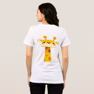 Camiseta de Girafa Minimalista Bonita