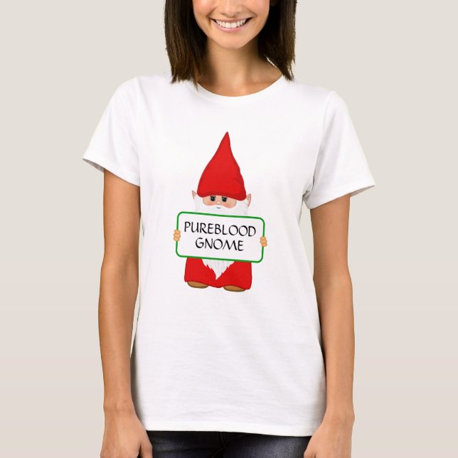 Camiseta de Gnome de Natal de Sangue Puro (Frente)