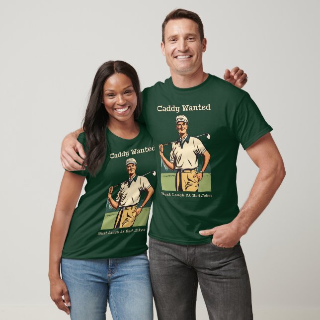 Camiseta de Golfe Desejada pela Caddy (Unissex)