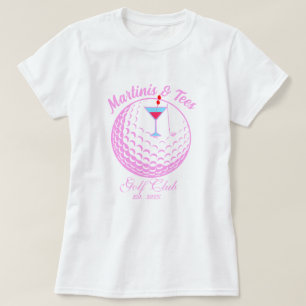 Camiseta de Golfe Feminina Bonita, Camiseta Design