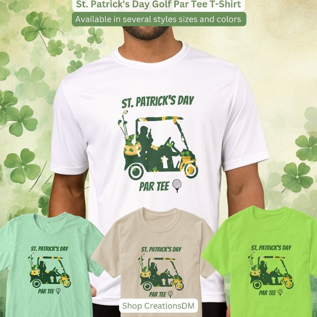 Camiseta de golfe St. Patrick's Day Par Tee (Criador carregado)