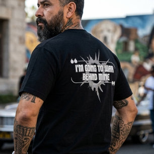 Camiseta de Golpe nas Costas Estou Indo para a Gue