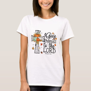 Camiseta Dê graças ao Senhor