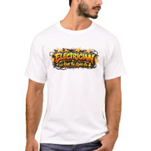 Camiseta de Grafite de Eletricista Nós Mantemos as