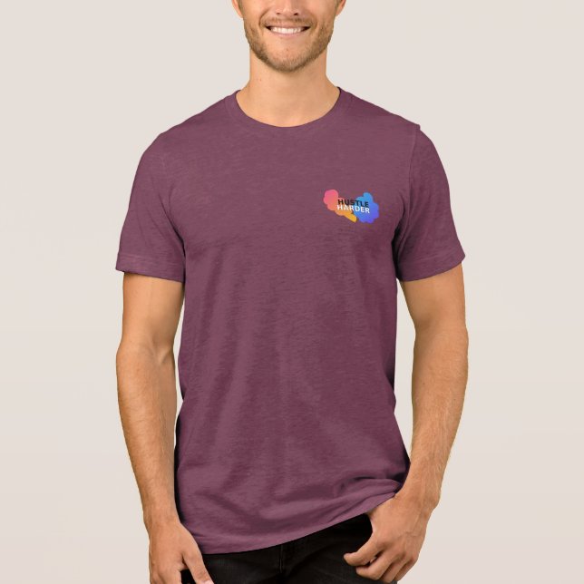Camiseta de Grafite Urban Splash Hustle Harder (Frente)