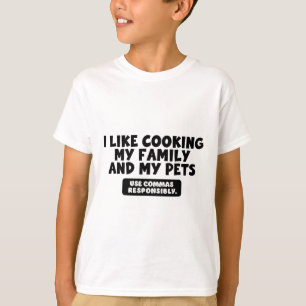 Camiseta De Gramática Engraçada Byck Para Escola P