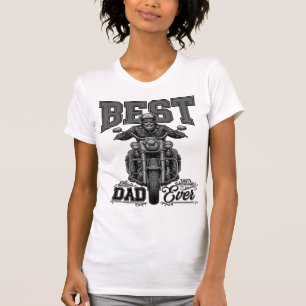Camiseta de Gravação Vintage de Motoqueiro Melhor
