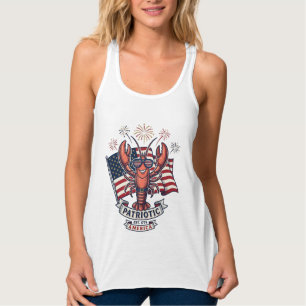 Camiseta de gravura vintage da bandeira do lagosti