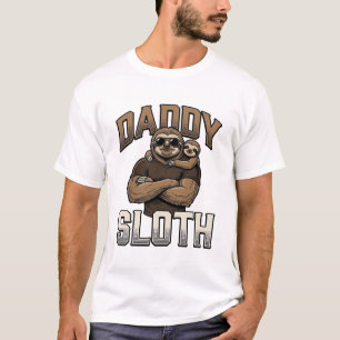 Camiseta de Gravura Vintage Família Divertida Pai