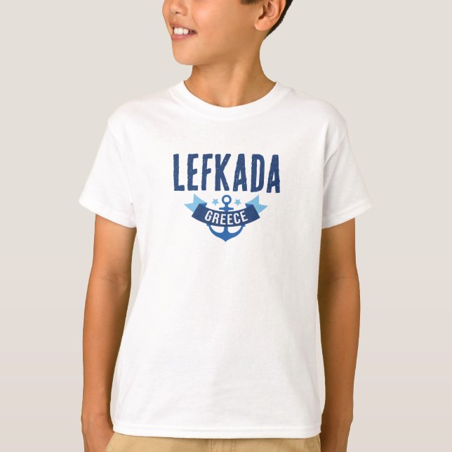 Camiseta de Grécia Lefkada (Frente)