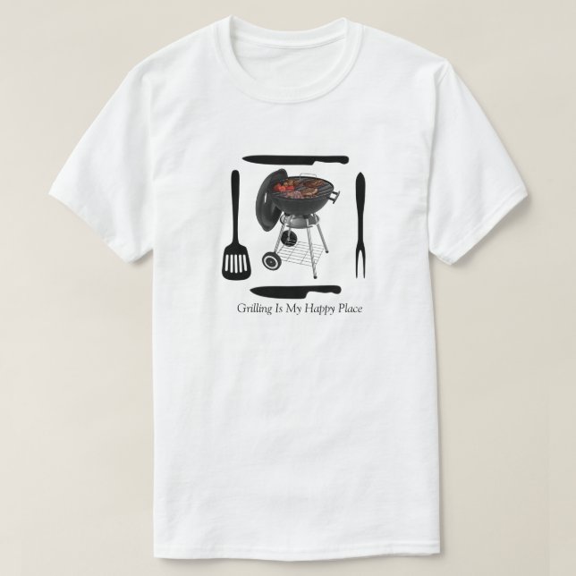 Camiseta de grelhar (Frente do Design)