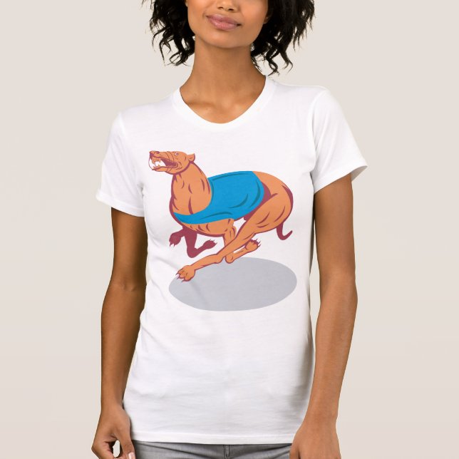 Camiseta de Greyhound Racing Womens (Frente)