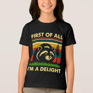 Camiseta de Guaxinim 'Antes de Mais Nada, Sou um D