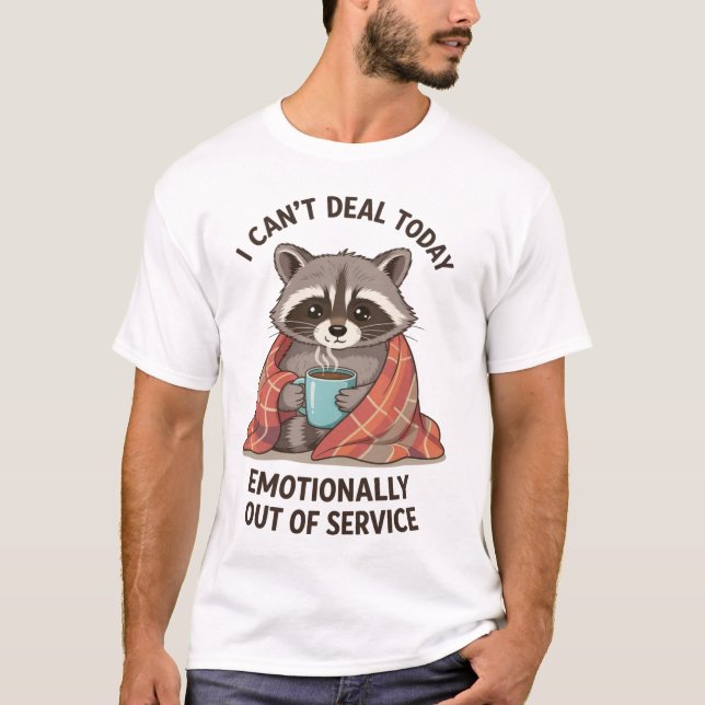Camiseta de Guaxinim Fofo  (Frente)