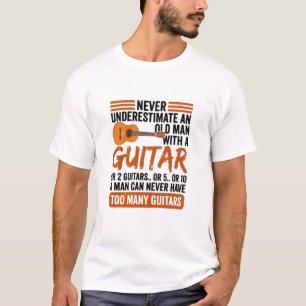 Camiseta de Guitarrista Engraçado Moderno, Guitarr