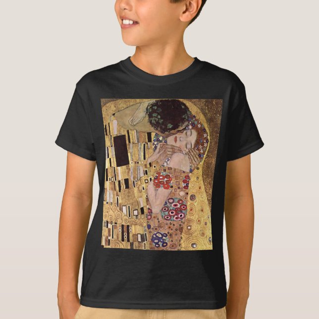 Camiseta ~ de Gustavo Klimt o beijo (Frente)