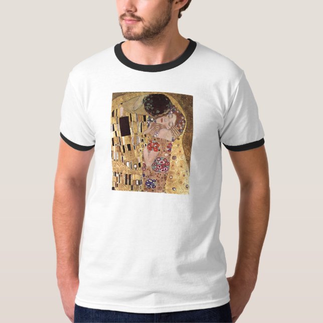Camiseta ~ de Gustavo Klimt o beijo (Frente)