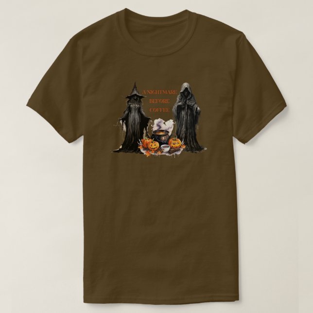 Camiseta de Halloween (Frente do Design)