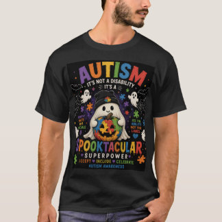 Camiseta de Halloween Autismo