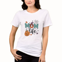 Camiseta de Halloween bonita para a mãe
