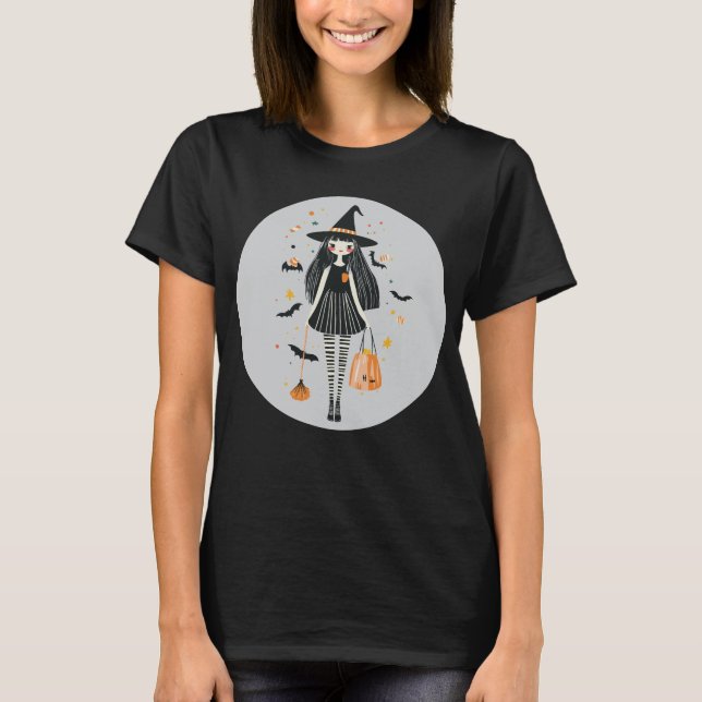 Camiseta de Halloween Candy Girl (Frente)