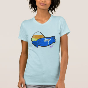 Camiseta de Halloween Candy Light Blue Fine Jersey