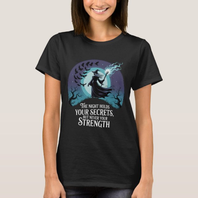 Camiseta de Halloween da Bruxa Empoderada (Frente)
