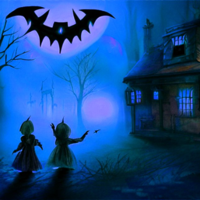 Camiseta de Halloween da Casa Assombrada (Criador carregado)