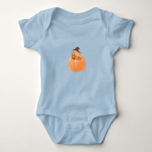 Camiseta de Halloween de Abóbora de Capivara Fofa