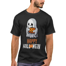 Camiseta de Halloween de Bomba Fantasma - Escuro B
