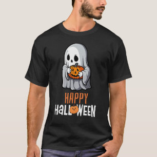 Camiseta de Halloween de Bomba Fantasma - Escuro B