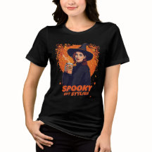 Camiseta de Halloween de Bruxa Assustadora, mas El