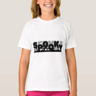 Camiseta de Halloween de Face Spooky - Frente "SPO