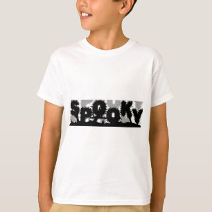 Camiseta de Halloween de Face Spooky - Frente "SPO
