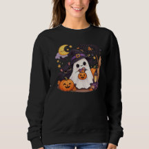 Camiseta de Halloween de Fantasma Assustador e Doc