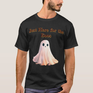 Camiseta de Halloween de Fantasma Fofo Só Estou Aq