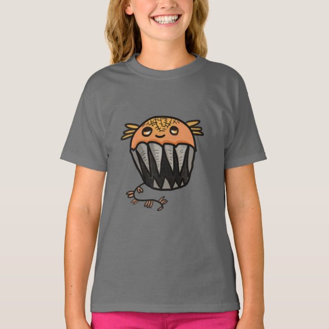 camiseta de Halloween de sobremesa assustadora (Frente)