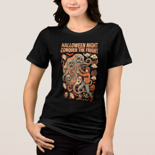 Camiseta de Halloween de Terror Vintage Retro