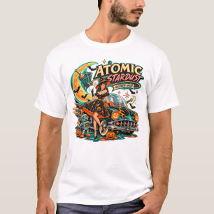 Camiseta de Halloween do Espaço Retro Poeira Estel