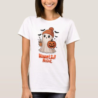 Camiseta de Halloween do Fantasma Aconchegante Fof