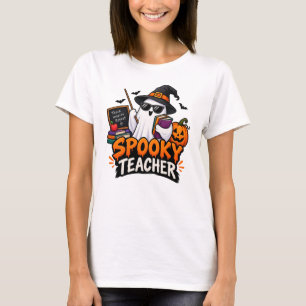 Camiseta de Halloween do Professor Assustador