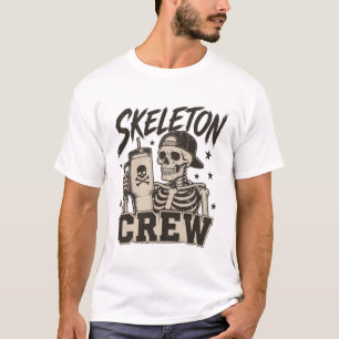 Camiseta de Halloween do Tumbler da Tripulação Esq
