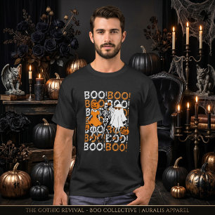 Camiseta de Halloween dos Amigos da Turma Boo Fofa
