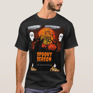 Camiseta de Halloween | Fantasma Assustador Abóbor
