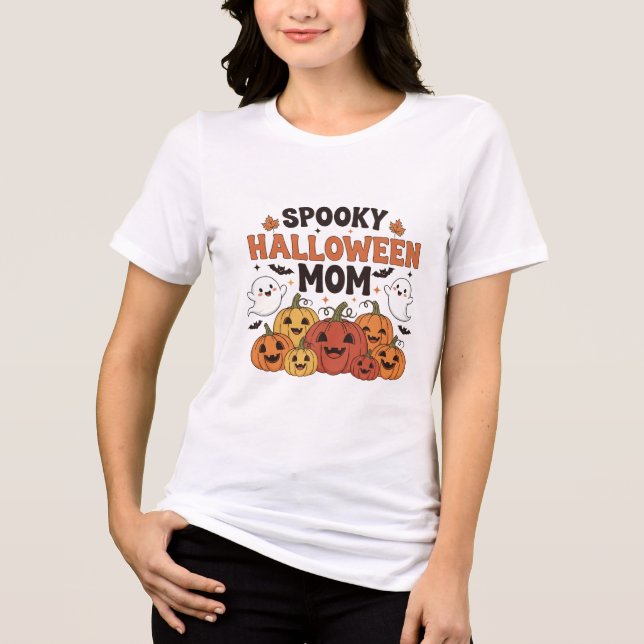Camiseta de Halloween fofa para mamãe (Frente)